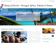 Tablet Screenshot of houseofpereira.com